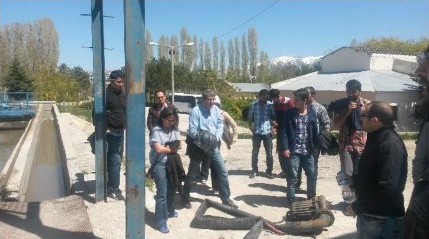 Yy&uuml; &Ouml;ğrencileri Arıtma Tesislerini İnceledi
