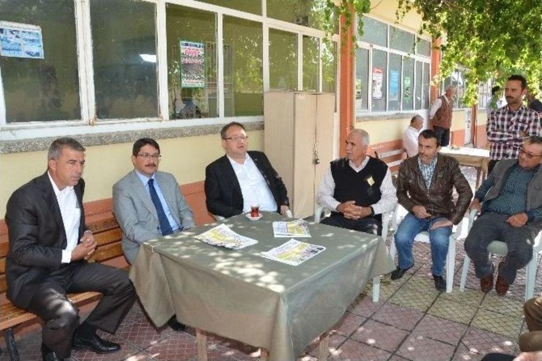 Başkan &Ccedil;elik, Bir G&uuml;nde 4 Mahalle Dolaştı