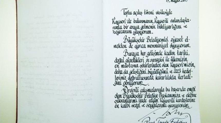 Cumhurbakanı Erdoğan, Büyükşehir’de