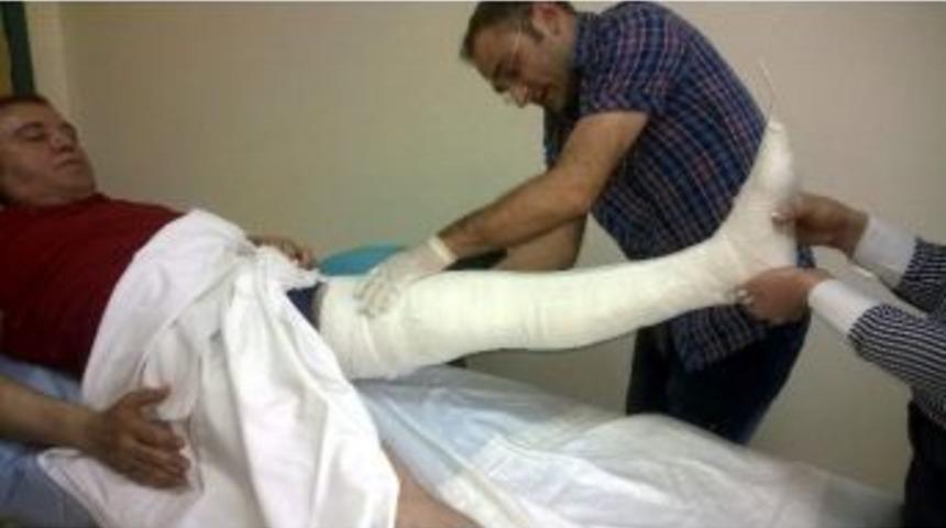 Başkan B&ouml;cek&rsquo;in Bacağı Al&ccedil;ıya Alındı