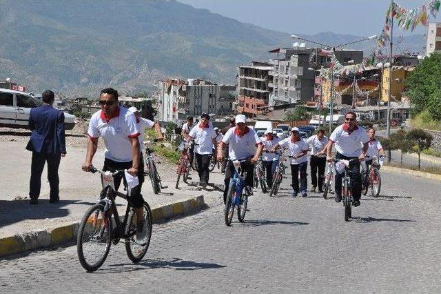 Şırnak’ta Bisiklet Şenliği Düzenledi