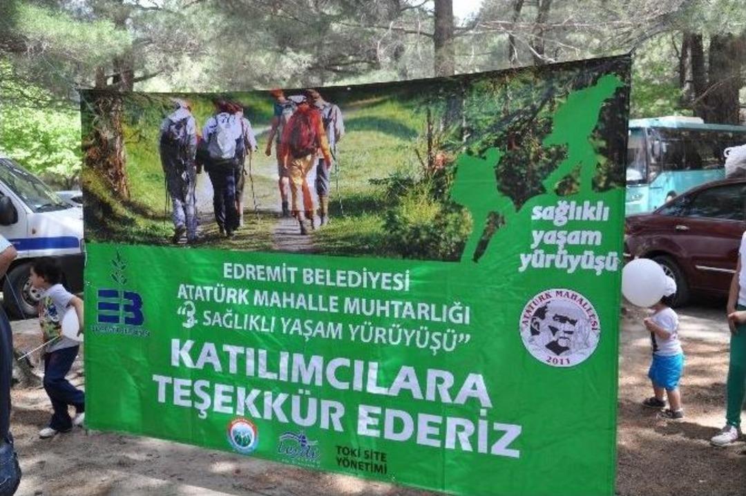 Atat&uuml;rk Mahallesi 3. Sağlıklı Yaşam Y&uuml;r&uuml;y&uuml;ş&uuml; Yapıldı