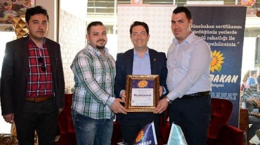 13. G&uuml;nebakan Sertifikası Verildi