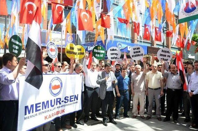 Karabük’te ’mursi’ Protestosu