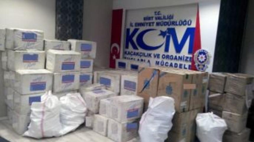 Siirt&rsquo;te 10 Ayda 380 Bin 440 Paket Ka&ccedil;ak Sigara Ele Ge&ccedil;irildi