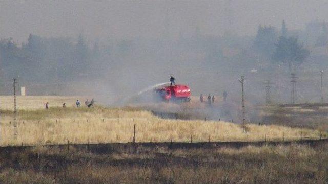 Mayınlı Alanda Korkutan Yangın 1