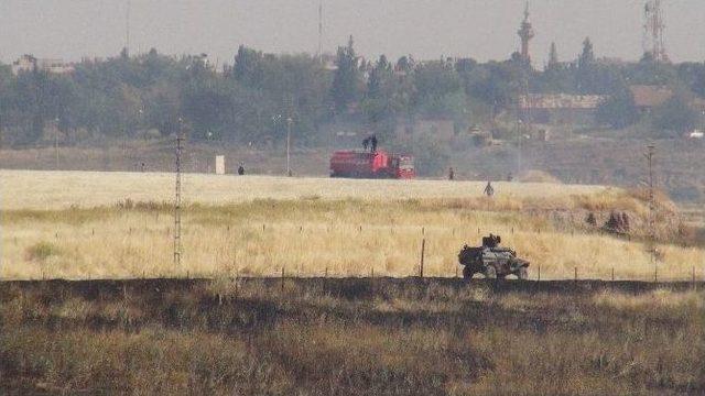 Mayınlı Alanda Korkutan Yangın 2