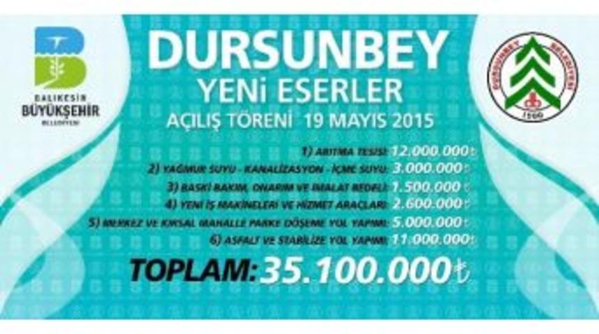 Dursunbey&rsquo;de 35 Milyonluk Yatırımın A&ccedil;ılışı Yapılacak