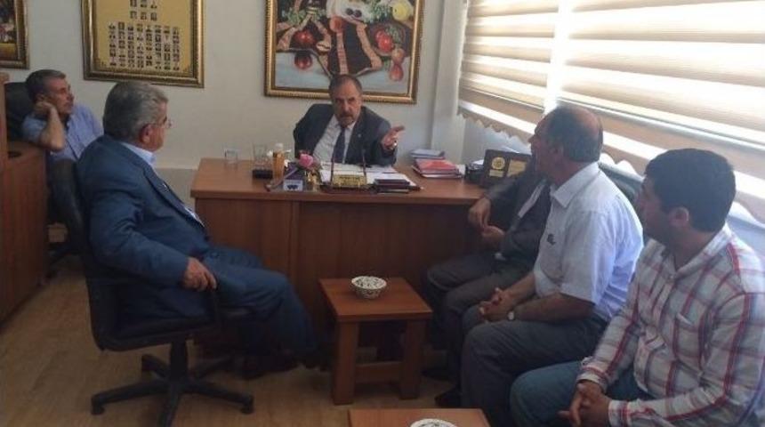 Ensarioğlu Sebze Hali Esnafını Ziyaret Etti
