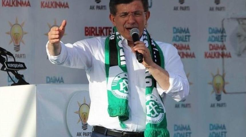 Başbakan Davutoğlu: &ldquo;chp, Mhp Ve Hdp Y&uuml;zlerine Maske Takmıştı, Biz Bu Maskeleri İndiririz&rdquo;