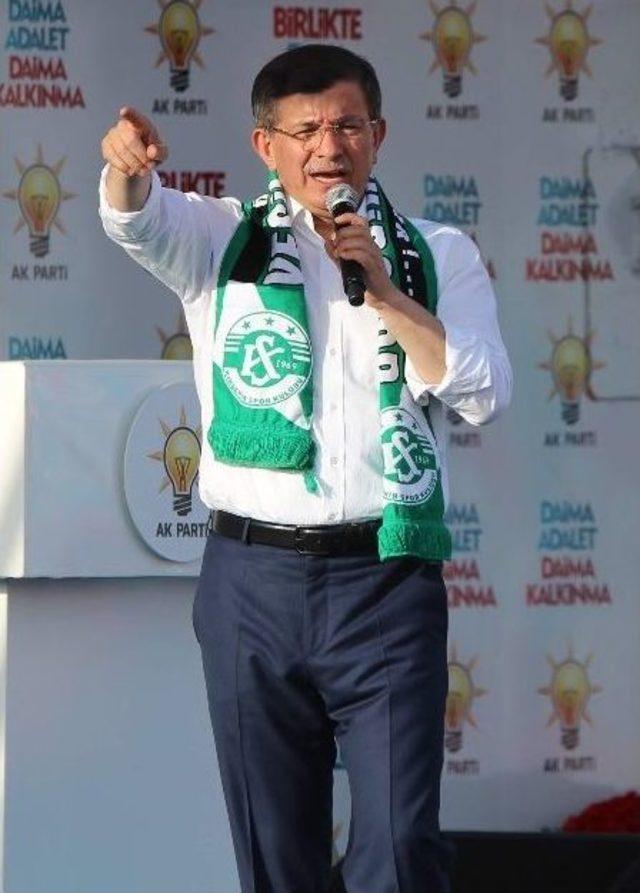 Başbakan Davutoğlu: “chp, Mhp Ve Hdp Yüzlerine Maske Takmıştı, Biz Bu Maskeleri İndiririz” 2