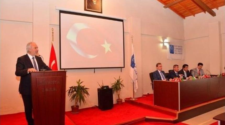 Başkan Sara&ccedil;oğlu&rsquo;ndan Bakan Zeybekci&rsquo;ye K&uuml;tahya 1. Osb Bilgisi