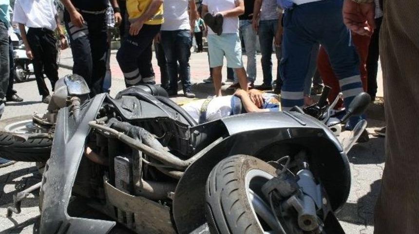 Marmaris&rsquo;te Trafik Kazası: 1 Yaralı