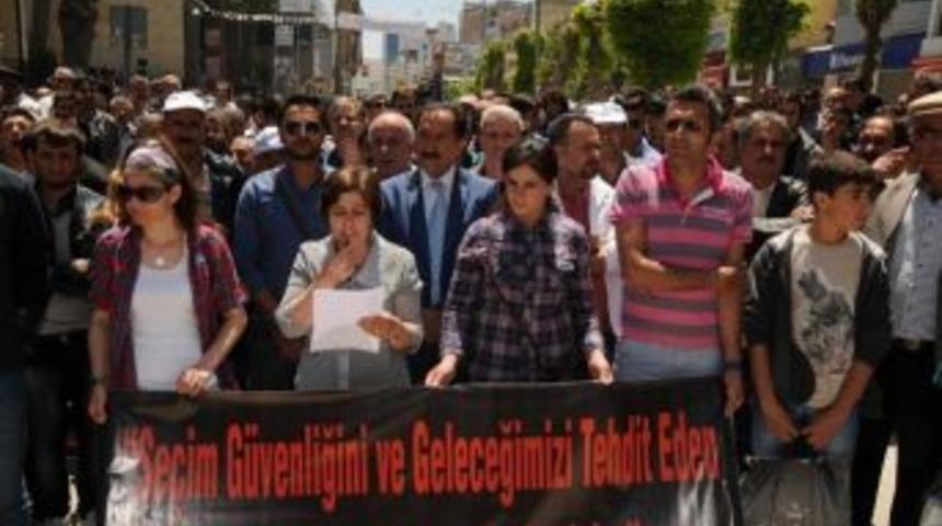 Hdp&rsquo;ye Yapılan Saldırılar Protesto Edildi