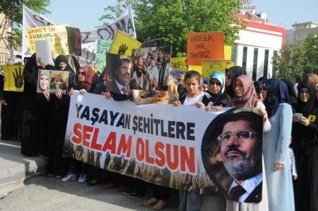 Gaziantep’Te, Mursi’Ye Verilen Idam Cezası Protesto Edildi