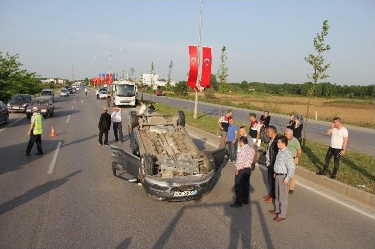 Samsun&rsquo;da Trafik Kazası: 6 Yaralı