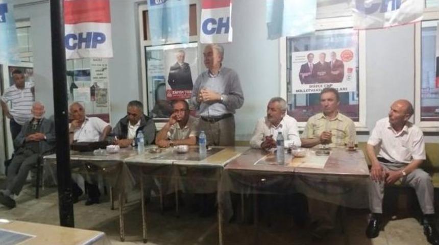 Chp Adayı Teber &Ccedil;almadık Kapı Sıkılmadık El Bırakmıyor
