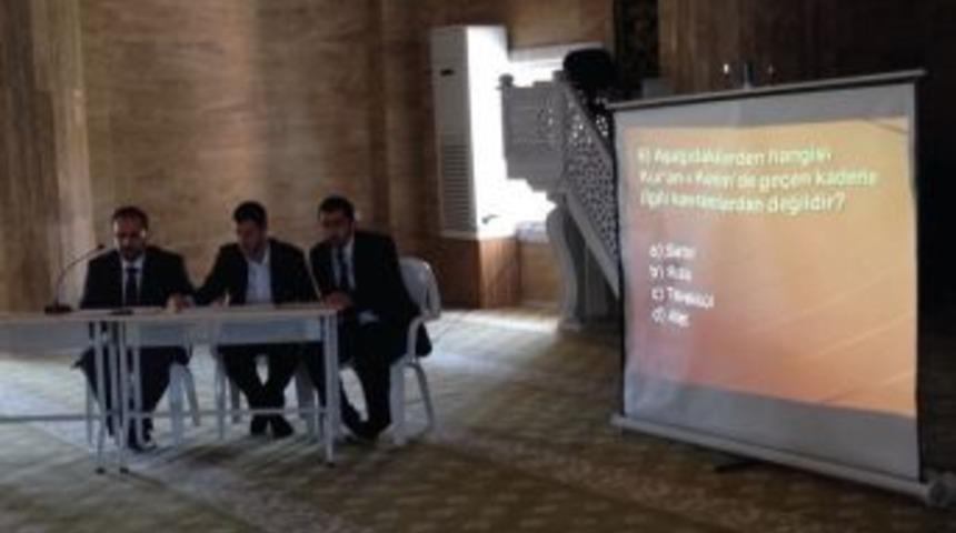 Muş&rsquo;ta Dini Bilgiler Yarışması Yapıldı