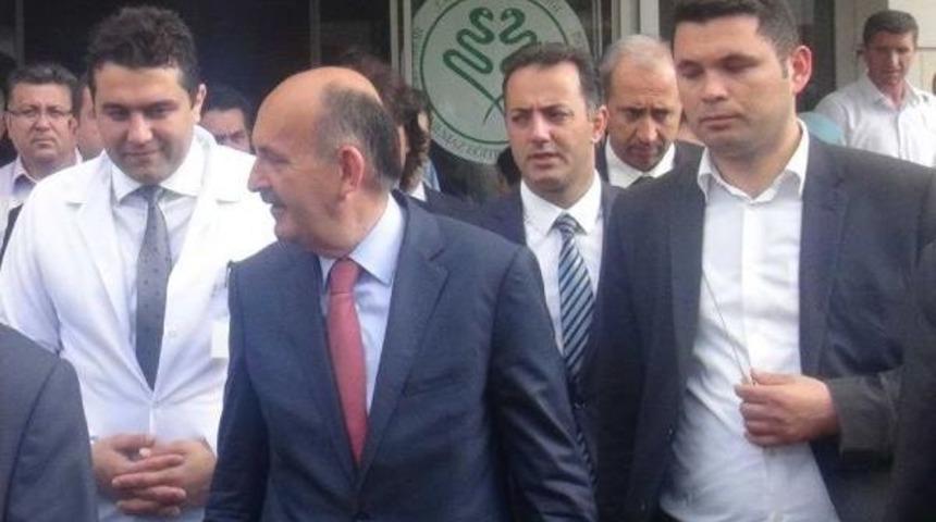 M&uuml;ezzinoğlu, Vurulan Belediye Başkanını Ziyaret Etti