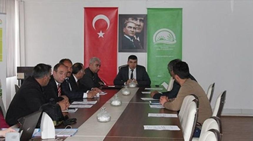 Ziraat Odası Başkanlarıyla Toplantı Yapıldı