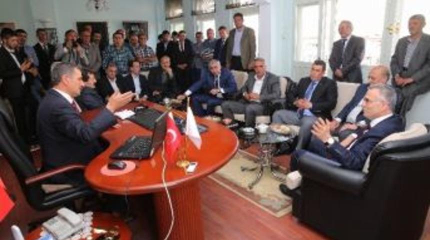 Ak Parti Adayı Ağbal Aydıntepe&rsquo;de Se&ccedil;im &Ccedil;alışmalarını S&uuml;rd&uuml;rd&uuml;