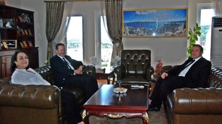 Alman Konsolos Wetter Demre&rsquo;yi Ziyaret Etti