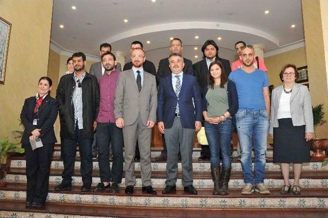 Arap Gazeteciler, Samsun B&uuml;y&uuml;kşehir Belediyesi&rsquo;ni Ziyaret Etti 3