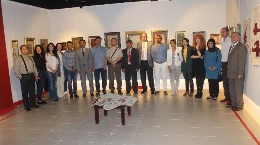 Beyşehir&rsquo;de G&uuml;zel Sanatlar Karma Sergisi Beğeni Topladı