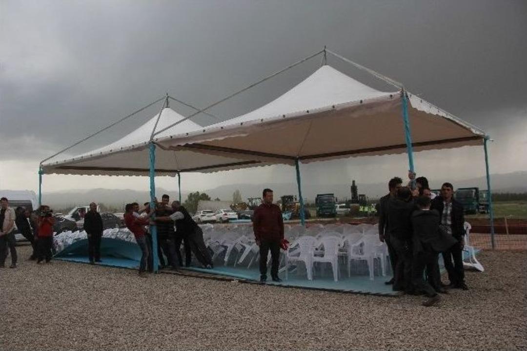 Erzurum&rsquo;da Temel Atma T&ouml;reninde İlgin&ccedil; G&ouml;r&uuml;nt&uuml;ler Oluştu