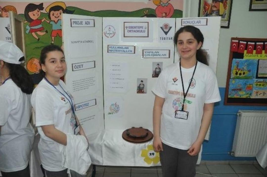 Ak&ccedil;akoca Esentepe Ortaokulu Bilim Sergisini A&ccedil;tı