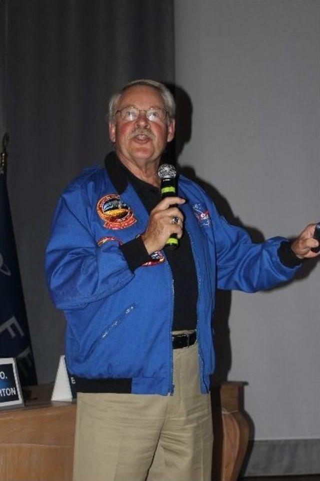 Nasa&rsquo;lı Astronot John Creighton Kayseri&rsquo;de 1