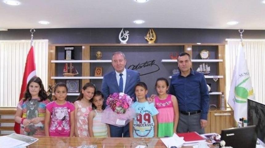 Başkan Şahiner&rsquo;e Teşekk&uuml;r Ziyareti