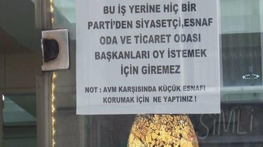 Mhp&rsquo;li Aday, &rsquo;bu İş Yerine Siyasilerin Girmesi Yasak&rsquo; Kuralını Deldi