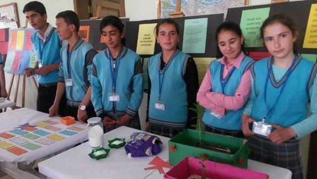 K&ouml;y Okulunda Bilim Fuarı 1