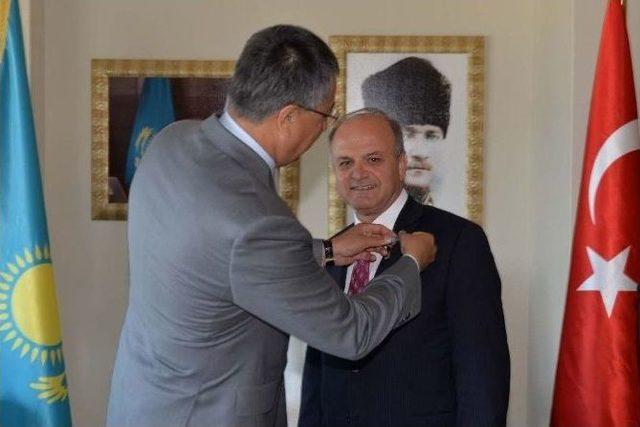 Mersin&rsquo;de Kazakistan Fahri Konsolosluğu A&ccedil;ıldı 1