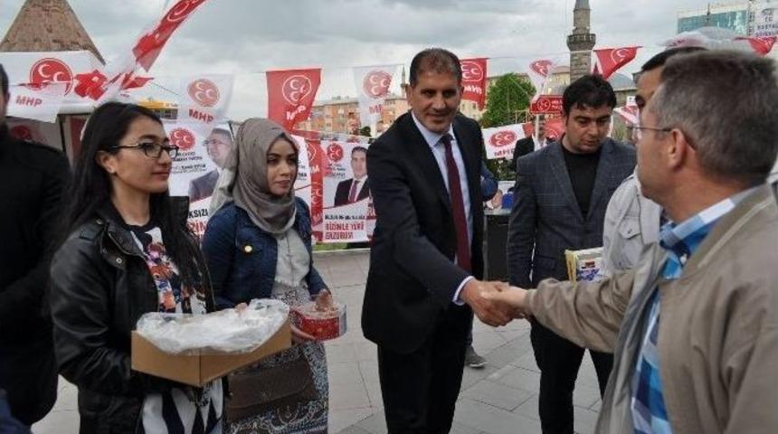Mhp Adayı Kaya, Se&ccedil;im &Ccedil;alışmalarına Hız Kesmeden Devam Ediyor