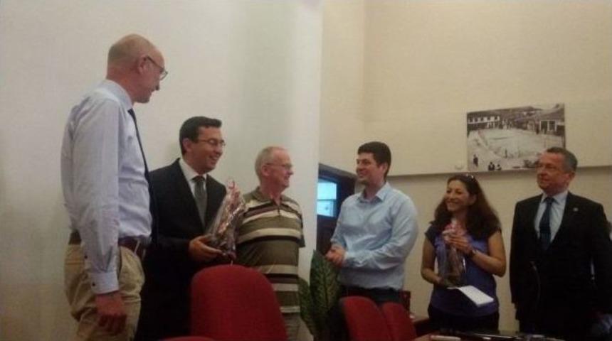 Almanya Ve Tataristan&rsquo;dan Gelen Misafirler &Ccedil;aycuma Kaymakamını Ziyaret Ettiler