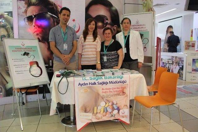 Aydın Halk Sağlığı M&uuml;d&uuml;rl&uuml;ğ&uuml; Vatandaşı Hipertansiyon Konusunda Bilgilendirdi 2