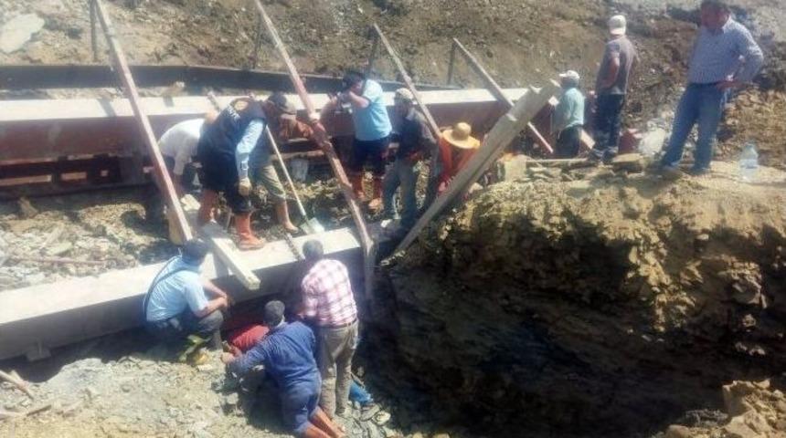 Edirne&rsquo;de Baraj İnşaatında G&ouml;&ccedil;&uuml;k