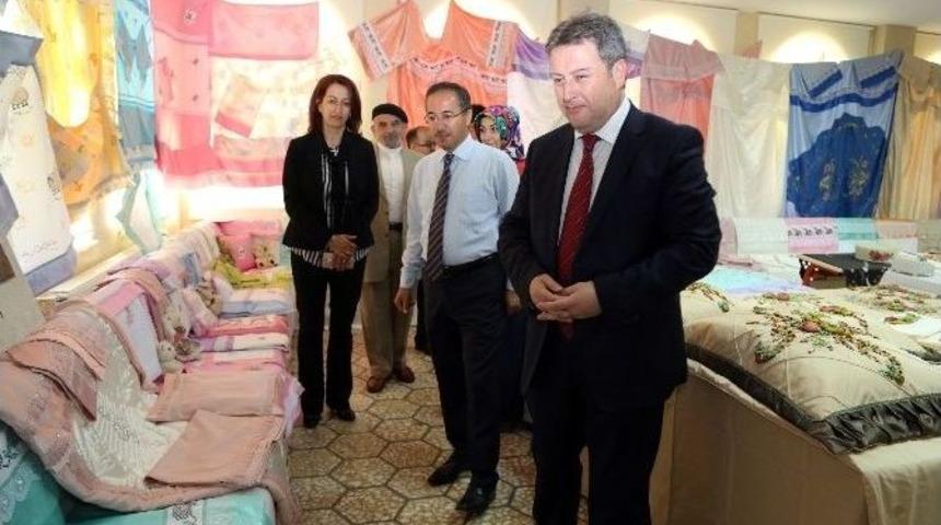 Başkan Palancıoğlu&rsquo;dan Kadın Kurslarına Destek