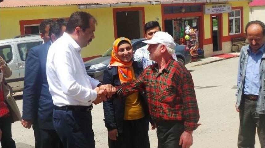 Ak Parti Trabzon Milletvekili Adayı Muhammet Balta, Se&ccedil;im &Ccedil;alışmalarını Şalpazarı&rsquo;nda S&uuml;rd&uuml;rd&uuml;