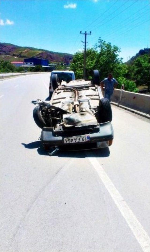 İskilip’te Trafik Kazası: 1 Yaralı
