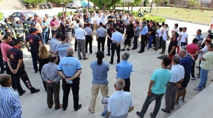 Didim Belediyesi&rsquo;nde Yangın Tatbikatı Yapıldı