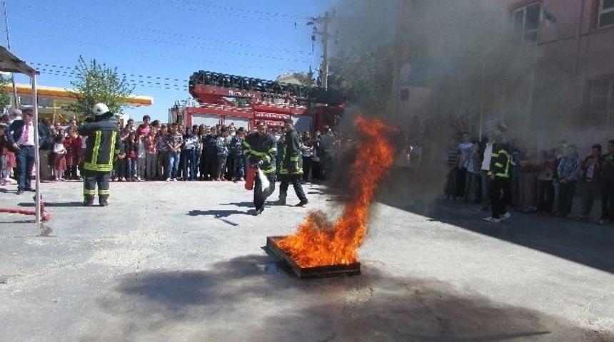 Mardin&rsquo;de Yangın Tatbikatı