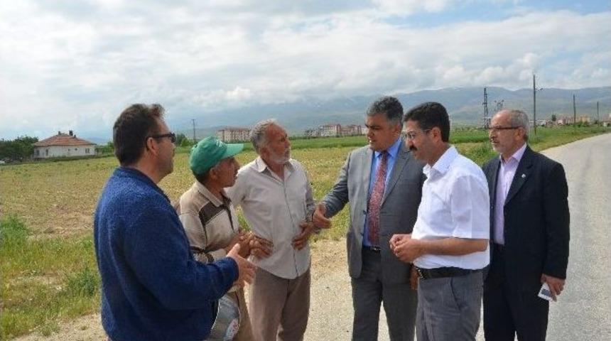 &Ouml;zg&uuml;ven, Saha &Ccedil;alışmalarını Yerinde İnceledi