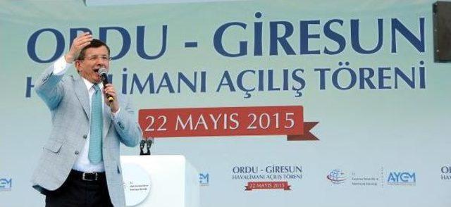 Ordu-Giresun Havalimanı Açılışına Katılan Başbakan Davutoğlu: Bizim Meselemiz, Koltuk Meselesi Değil (2)