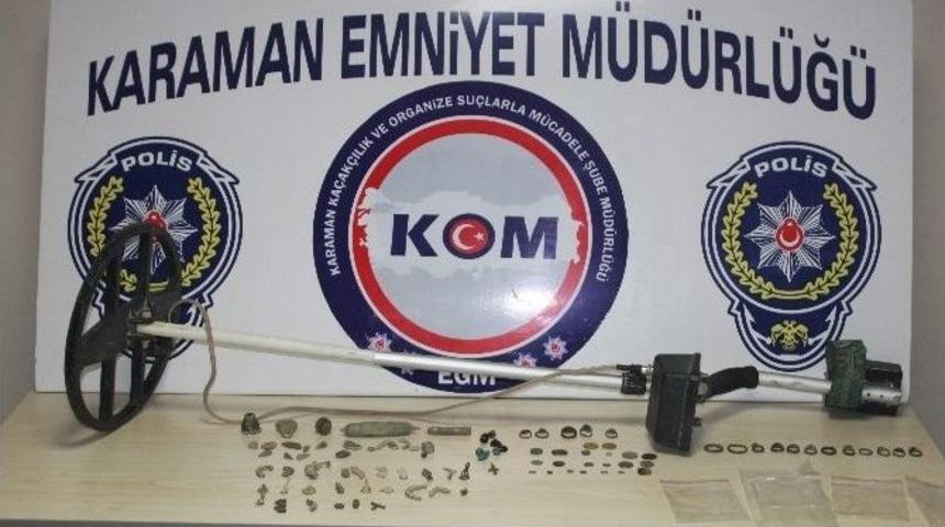 Karaman&rsquo;da Tarihi Eser Operasyonu