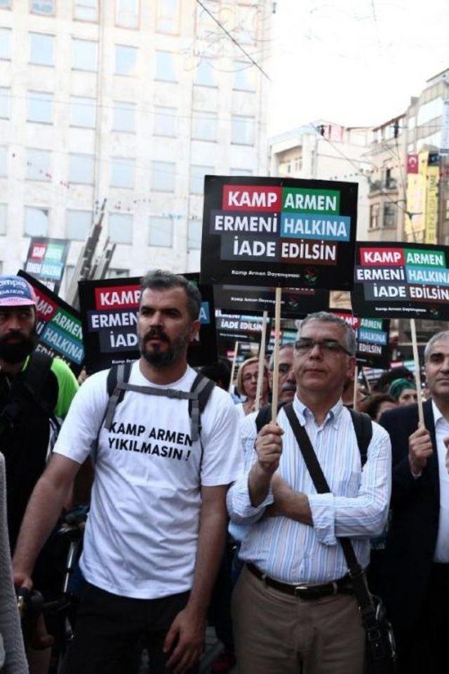 Kamp Armen Yıkılmasın Diye Y&uuml;r&uuml;d&uuml;ler 1