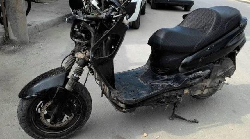 &Ccedil;alınan Motosiklet Par&ccedil;aları S&ouml;k&uuml;lm&uuml;ş Olarak Bulundu