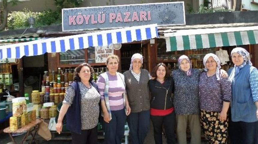 Trilye K&ouml;yl&uuml; Pazarına Yoğun İlgi